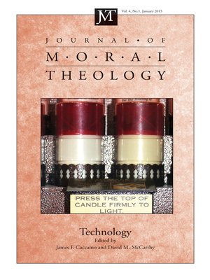 cover image of Journal of Moral Theology, Volume 4, Number 1